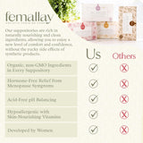 Femallay Vitamina E hidratante diaria para derretir vaginal