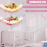 Hamaca para Peluches con Luz LED, Almacenamiento para Niños