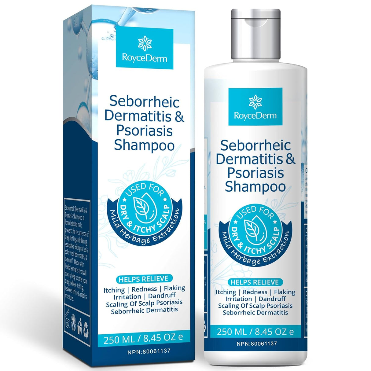 Roycederm Champú para la psoriasis para dermatitis