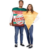 Disfraz de pareja de salsa y papas fritas para adultos
