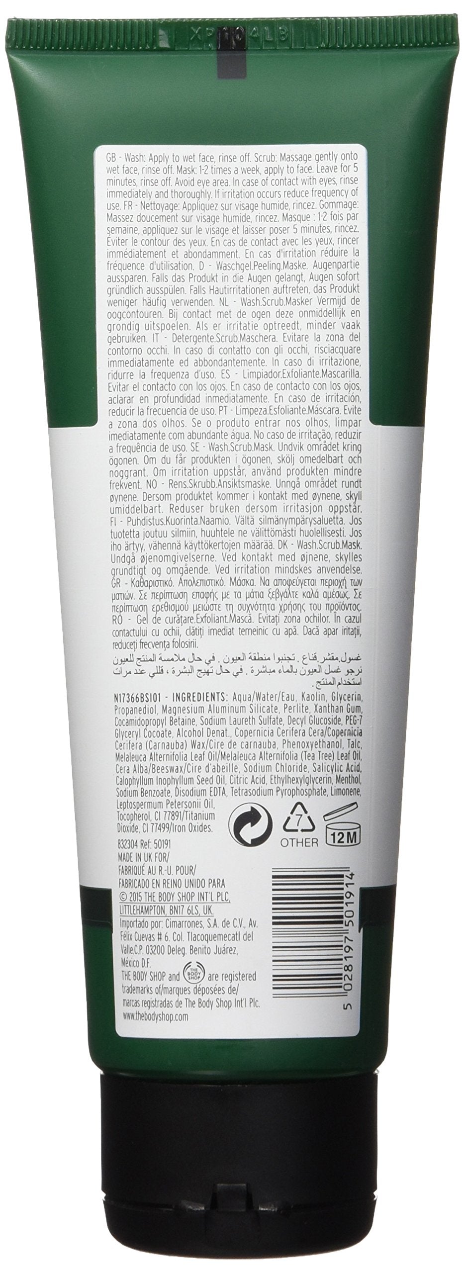 The Body Shop Tea Tree 3-en-1 Wash.Scrub.Mask