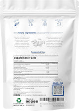 Suplemento de Glucosamina, MSM y Cúrcuma 4,000mg - 300 Tablas