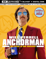 Anchorman: La Leyenda de Ron Burgundy [4K UHD + Blu-Ray + Digital]