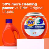 Detergente líquido higiénico para ropa resistente Tide Power