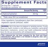 Suplemento 5-HTP 50 mg Pure Encapsulations para el sueño 60 cápsulas