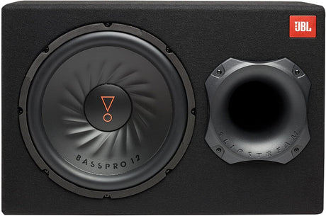 Subwoofer amplificado JBL, 12 con control de nivel, SUBBP12AM