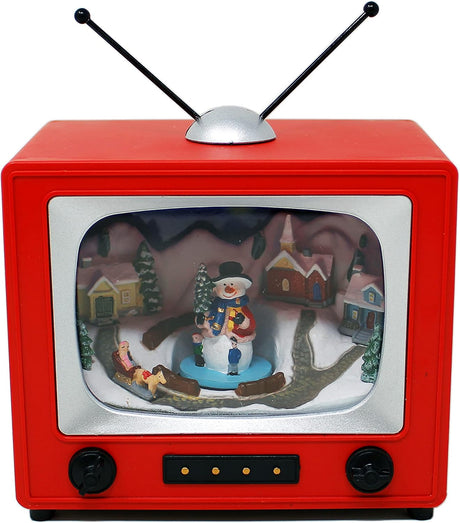 Televisor Retro 6 MOMENTS IN TIME con Música y Luz LED, Animado