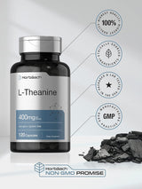 Suplemento Horbaach L-teanina 400 mg 120 cápsulas sin gluten