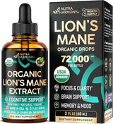 Suplemento de Melena de León - Orgánico - 72,000 mg / 2 oz