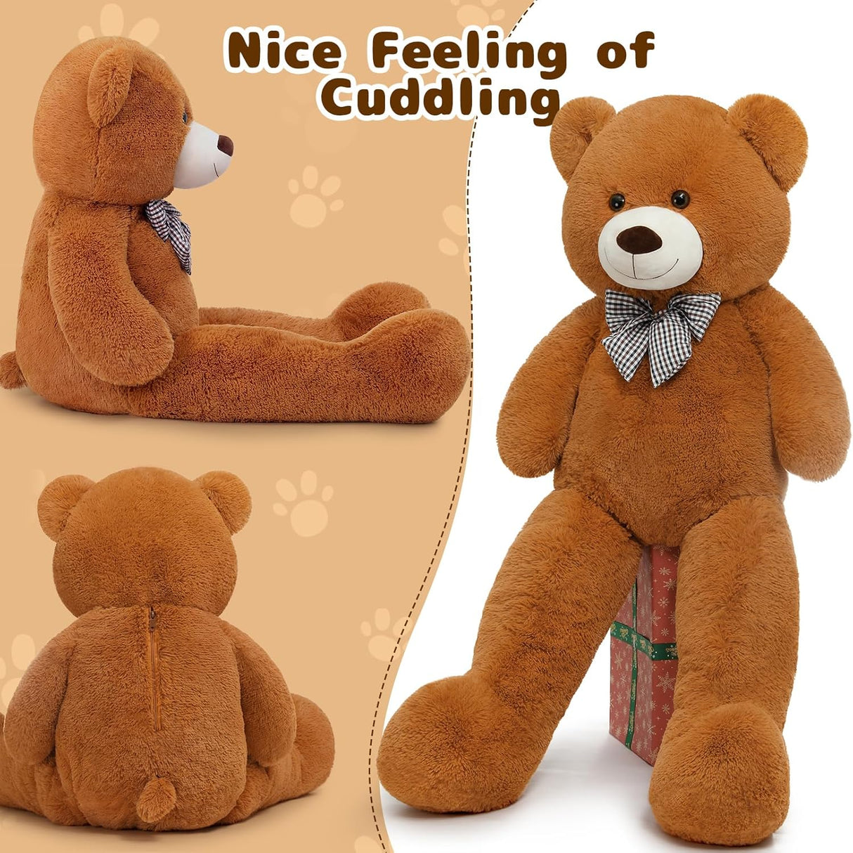 Gran Oso de Peluche Gigante 47 MaoGoLan para Bebé