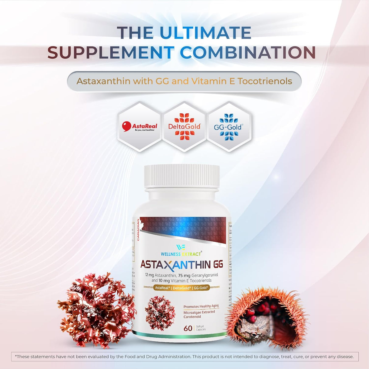 Suplemento Astaxantina-GG Natural Microalgas para los ojos