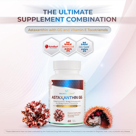 Suplemento Astaxantina-GG Natural Microalgas para los ojos