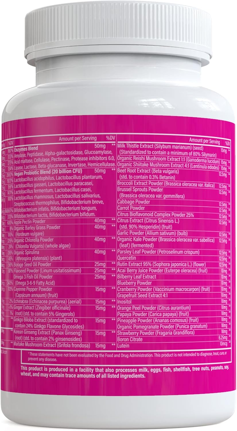 Multivitamínico Integral para Mujeres - 90 Cápsulas Veganas