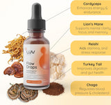 LUV Salud Flow Drops® - Energía, Claridad, Inmunidad, Vegano