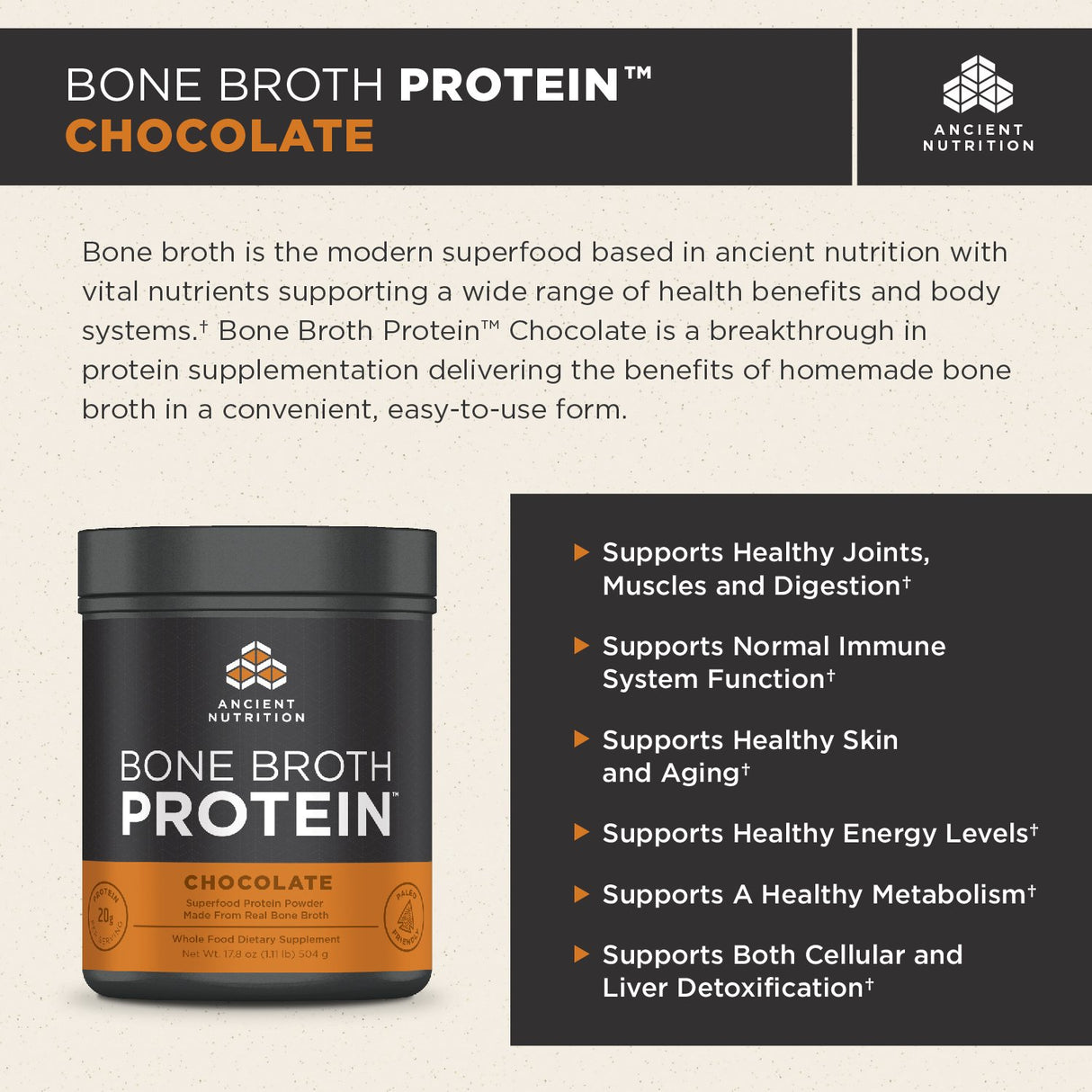 Proteina sabor a chocolate, 20 porciones