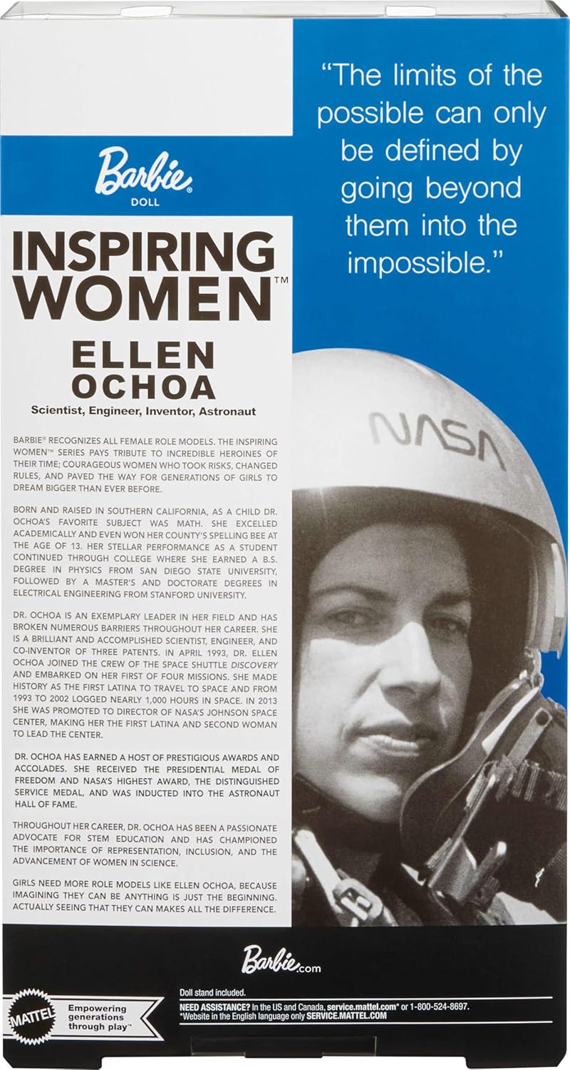 DamaInspirando Barbie Signature Ellen Ochoa Astronauta