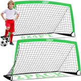 Kunup Porterías de fútbol para niños para patio trasero