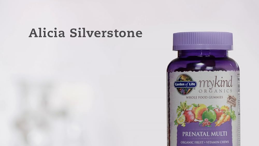 Suplemento multivitamínico prenatal orgánico con folato