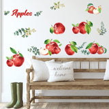 Pegatinas de Frutas Epakh para Pared, 41 Piezas, Estilo Manzana