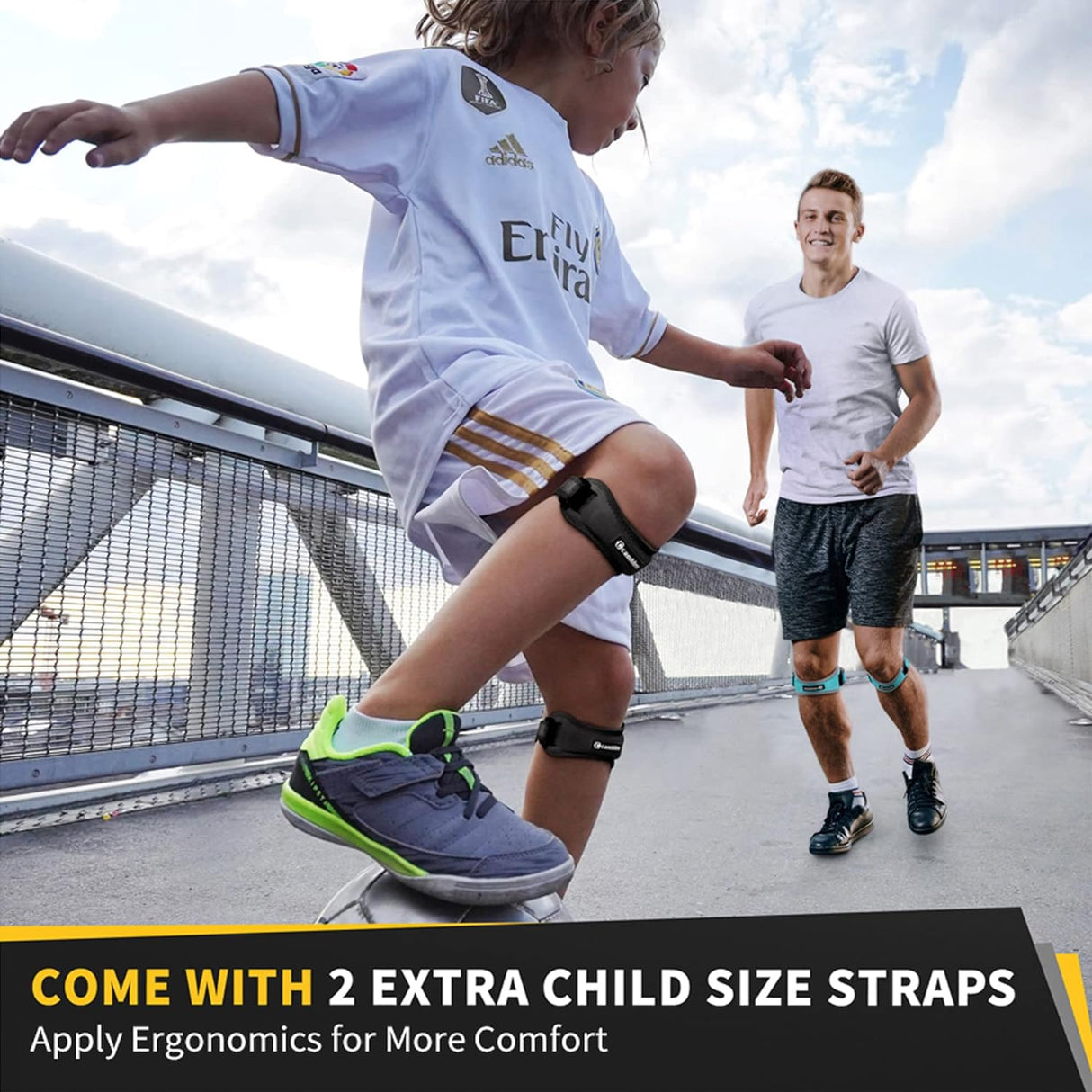 CAMPIVO 2 Pzas Rodilleras Deportivas Soporte, Ajuste, Modelo