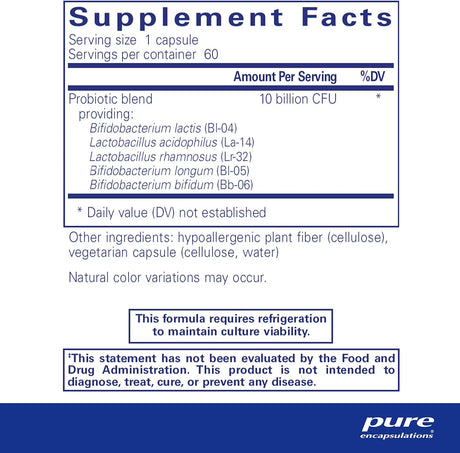 Suplementos Probiótic-5 Mezcla probiótica libre de lácteos