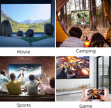 Proyector Mini Meer, portátil, compatible con HDMI y USB