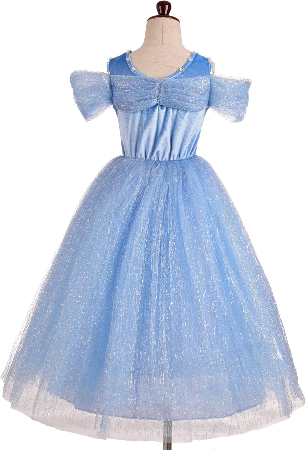 Disfraces de Vestido de princesa  talla 5 a 6 años azul