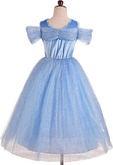 Disfraces de Vestido de princesa  talla 5 a 6 años azul