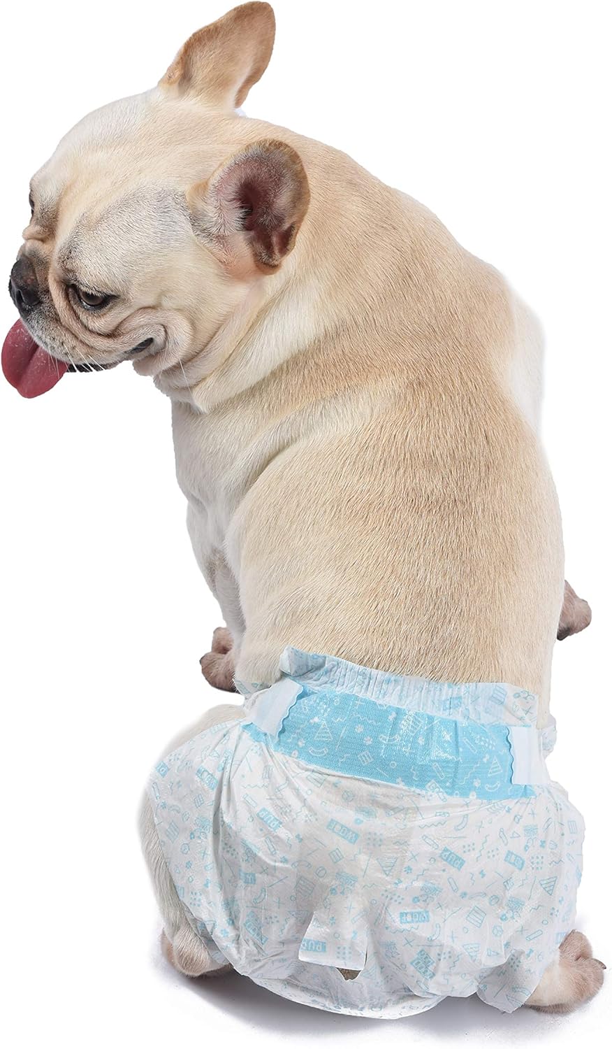 Wags &amp; Wiggles - Pañales desechables para perros hembra y macho, superabsorbentes, disponibles en una variedad de tamaños