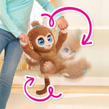 Juguete interactivo furReal Peanut, mono de peluche 15”