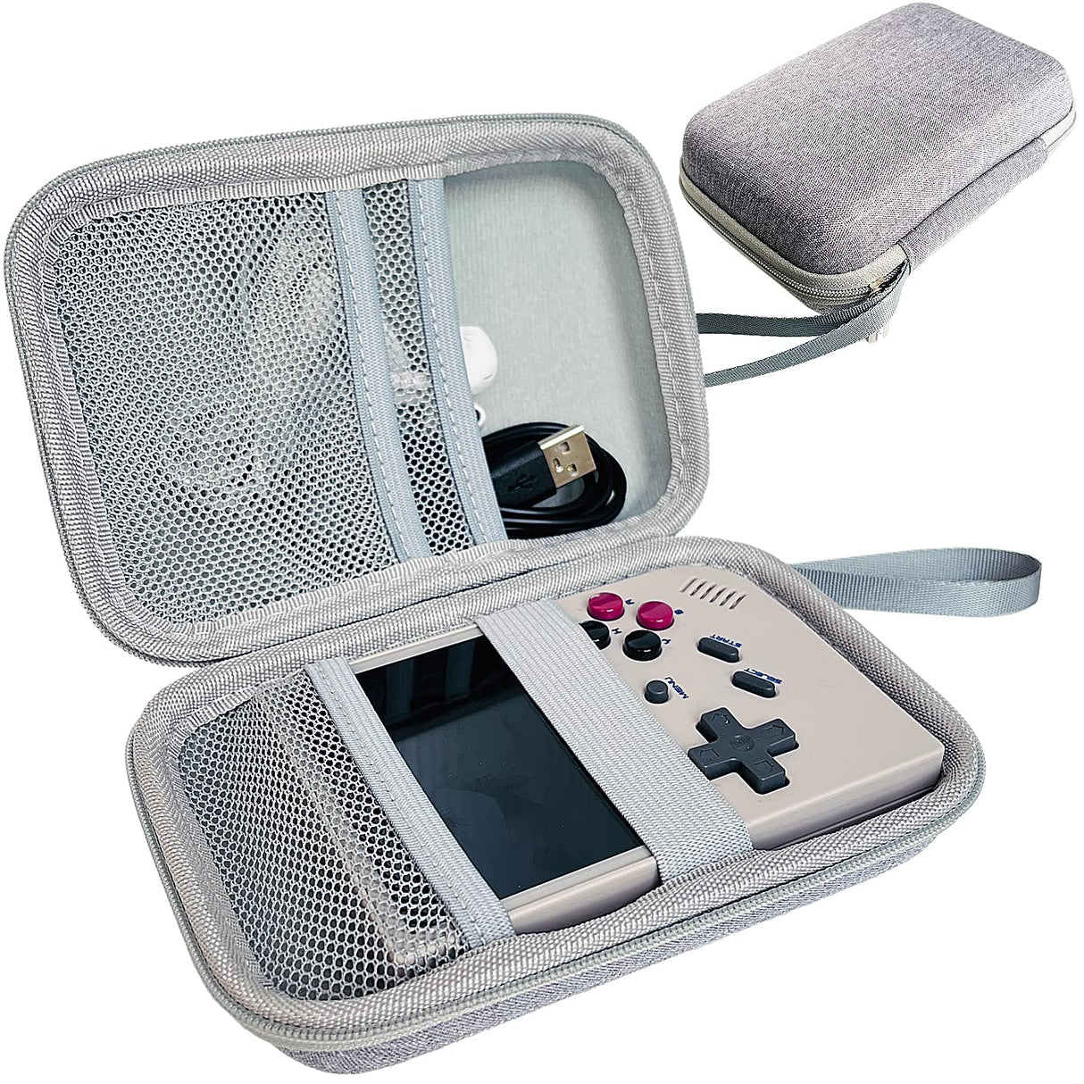 Estuche rígido de transporte para consola de juegos portátil