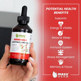 Extracto de Ashwagandha Maxx Herb - 4 Botellas 4 Oz