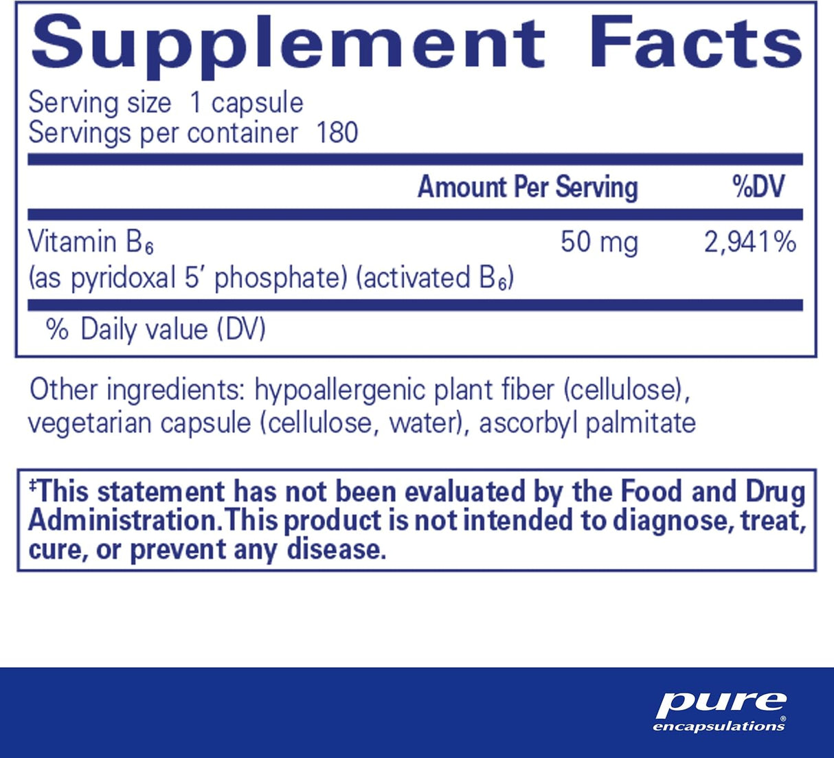 Suplementos Alimenticios Suplemento de vitamina B6
