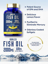 Aceite de Pescado Carlyle 2000mg Omega 3 90 cápsulas