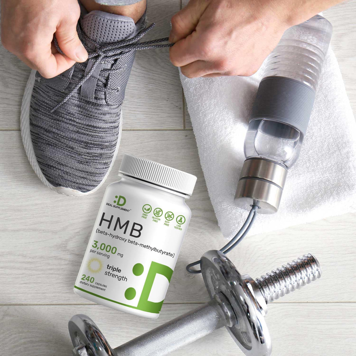 Suplementos HMB ultra fuertes 240 cápsulas DEAL SUPPLEMENT