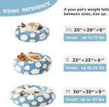 Cama para perros pequeños redondas relajantes Lesure Donut