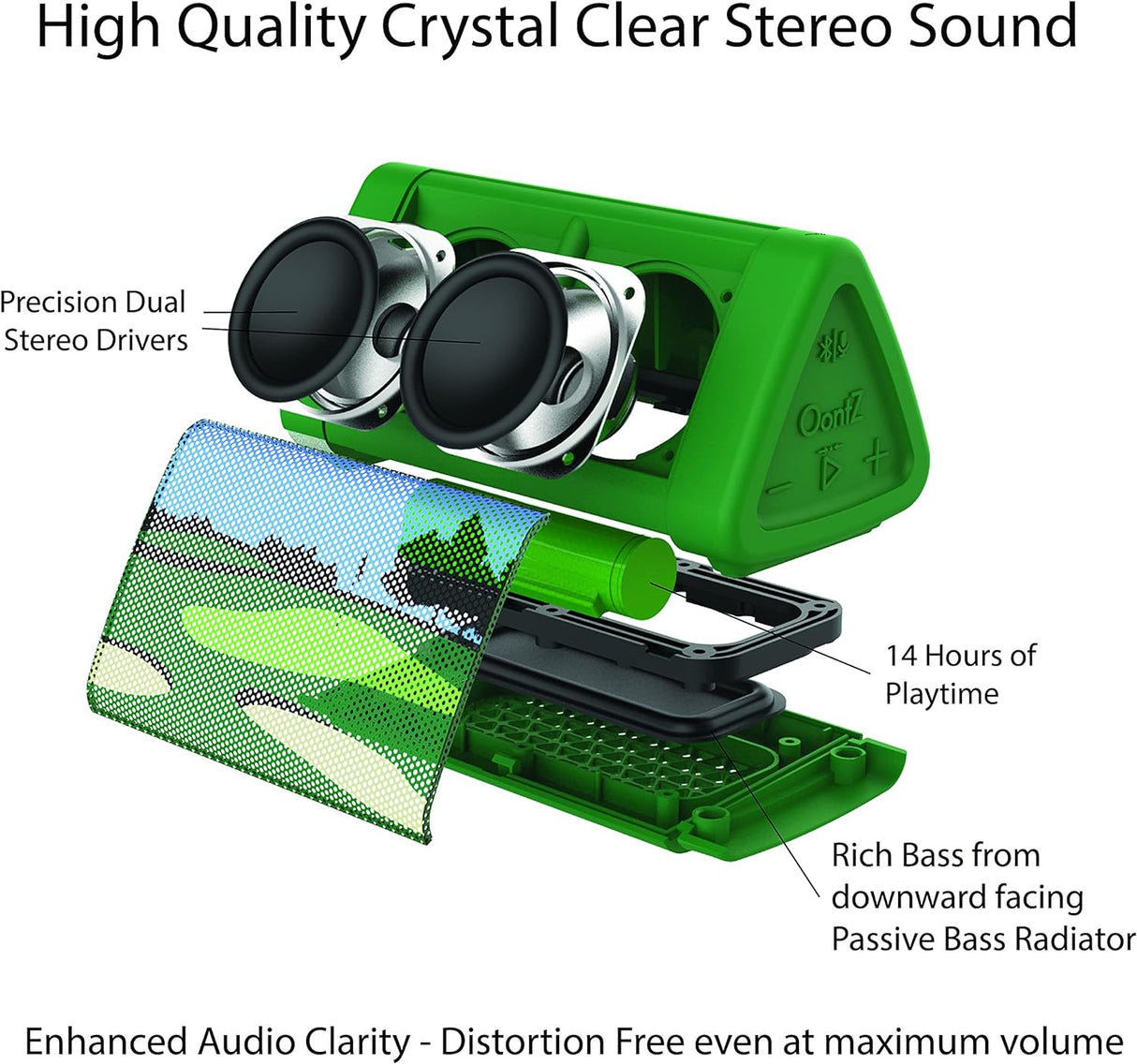 Altavoz Bluetooth Portátil e Inalámbrico para Deportes de Acción