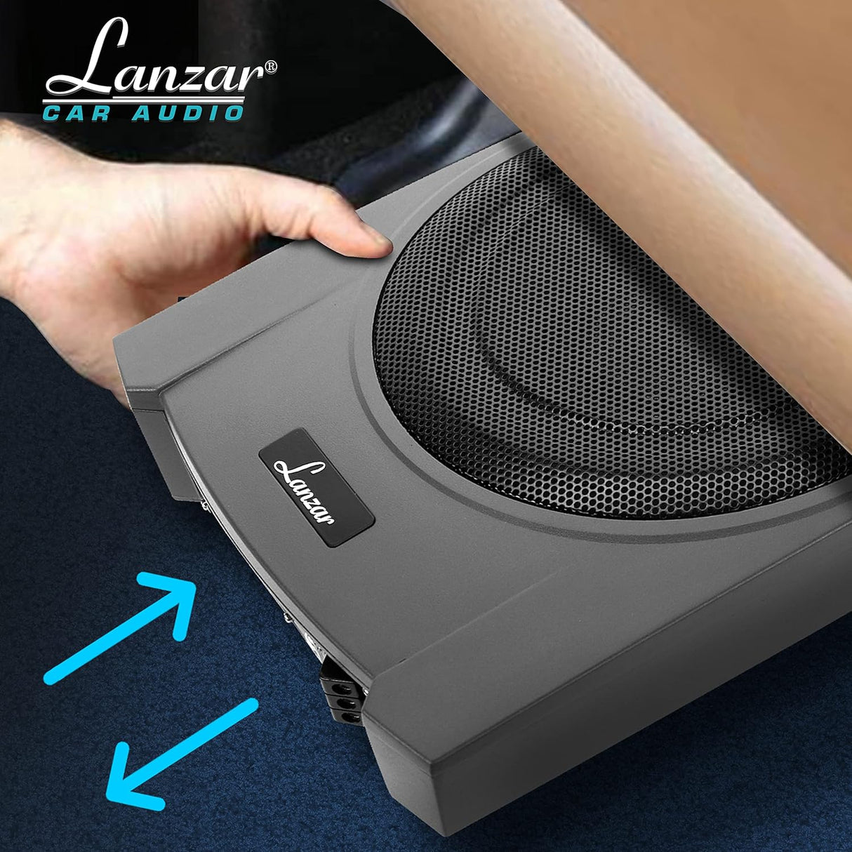 Subwoofer de audio compacto de 900 W LANZAR