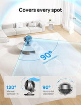 Ventilador Dreo Oscilante 70 ft, 4 Velocidades, 9 Mesa