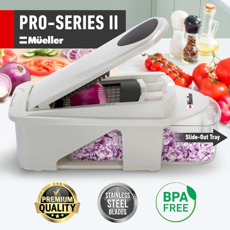 Mueller Pro-Series cortador de alimentos 12 cuchillas