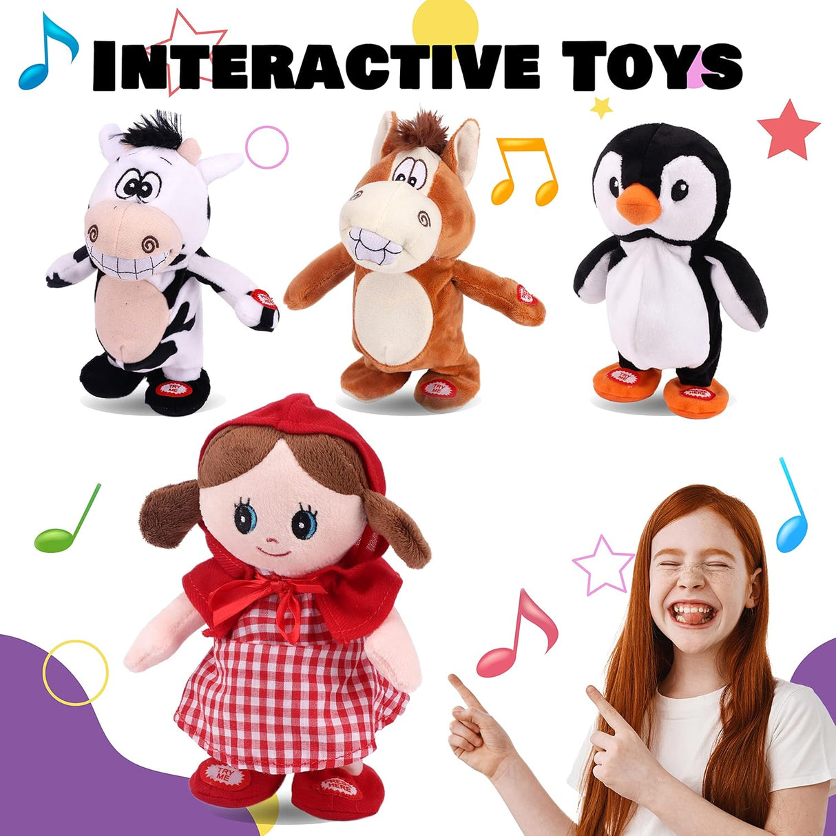 Pingüino Interactivo Hopearl que Habla y Canta, 7.5