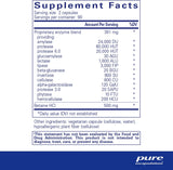 Suplemento Enzimas digestivas Ultra con betaína HCl 180 und