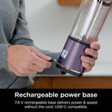 Licuadora Portátil Ninja, 18oz, Recargable USB-C, BC151PL