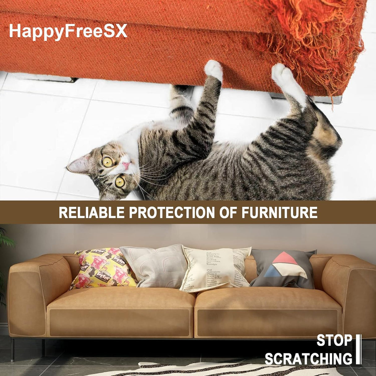 Protectores de muebles antiarañazos para gatos