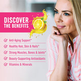 Suplemento Gomitas de colágeno para mujer biotina vitamina C