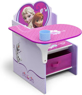 Mesa de Escritorio con silla y compartimento diseño Frozen