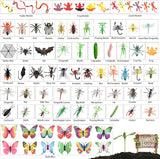Juguetes de Insectos Falsos Coopay, 78 Piezas, Diversión y Educación