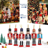 Adornos Navideños Nutcracker COMBIUBIU, Figuras de Madera