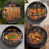 Set de cestas para asar, acero inoxidable, accesorios para BBQ