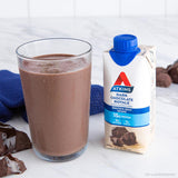 Batido rico en proteínas Dark Chocolate Royale, sin gluten, apto para ceto